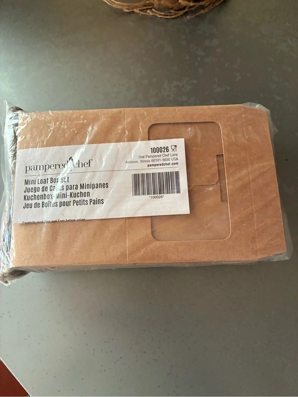 Pampered Chef, NEW IN PACKAGE, Mini Loaf Box Set.